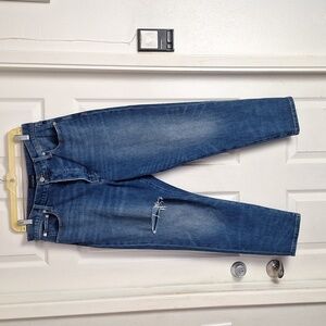 Lucky Brand High Rise Distressed Drew Mom Jeans Size 14/32 A
